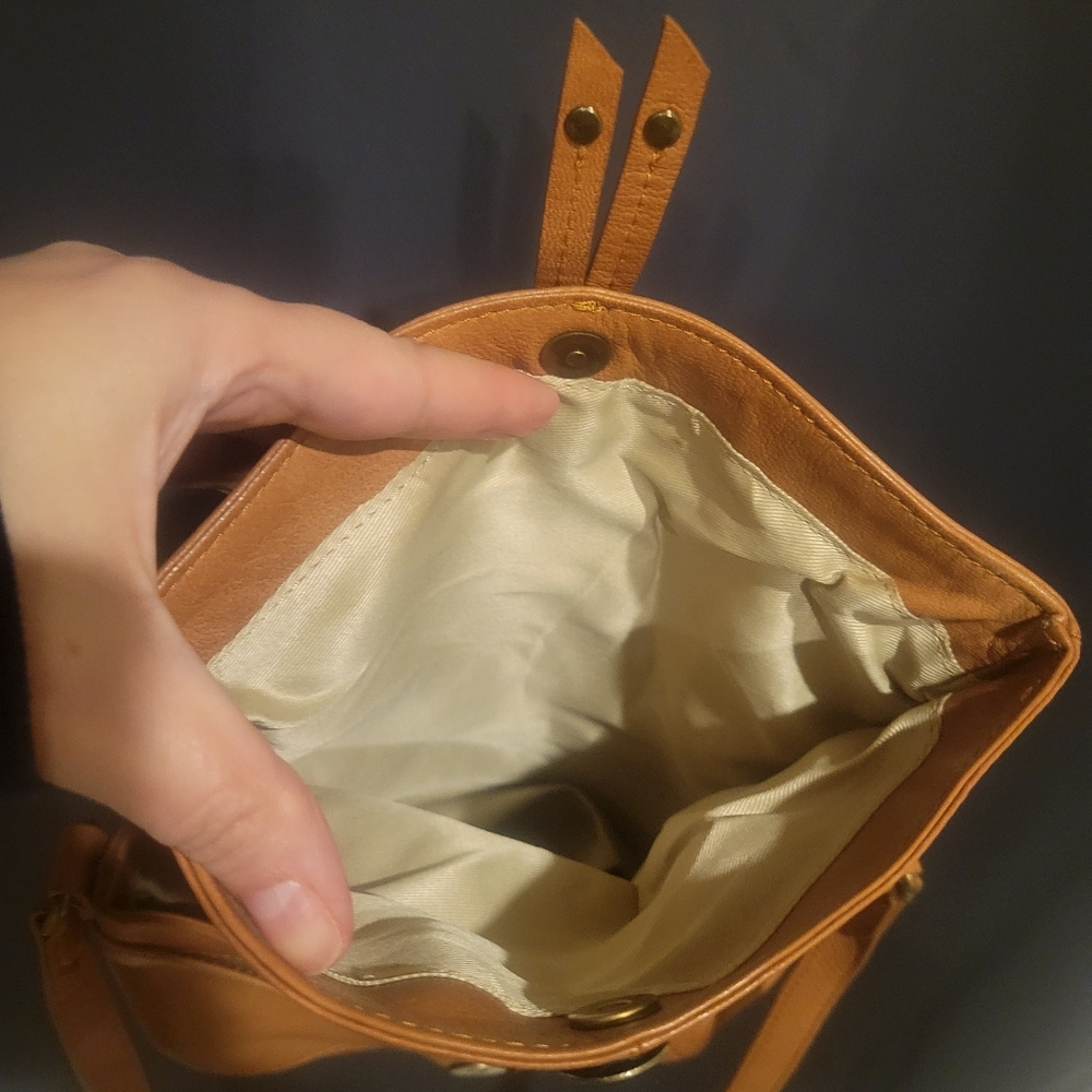 Lucky Brand Tan Leather Bag - Picture 6 of 9